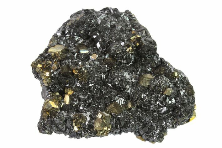 Pyrite, Sphalerite & Quartz Crystal Association - Peru #136213